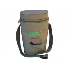 Camp Cover Cooler Two Bottle Wine Ripstop Khaki